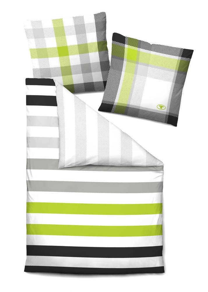 TOM TAILOR Satin Bettwäsche Bettbezug Kissenbezug 155x220 ...