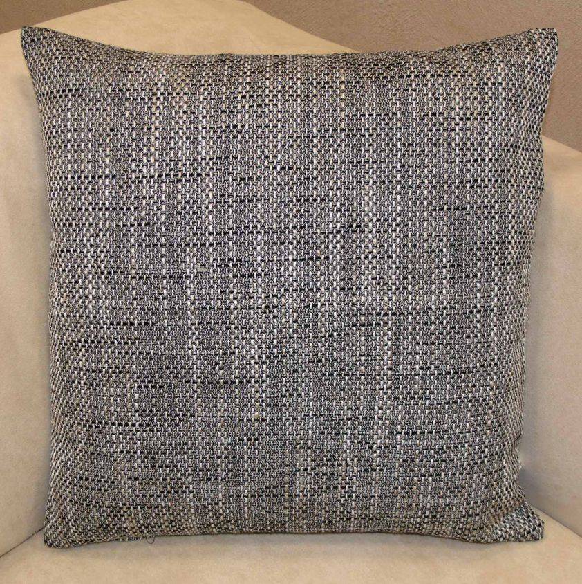 TWEED Cocktailkissen Vanessa 45x45cm ANTHRAZIT Kissen TWEED Cocktailkissen Vanessa 45x45cm ANTHRAZIT Kissen