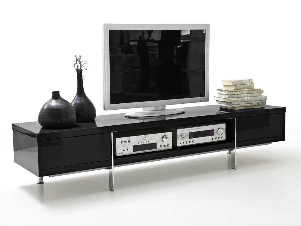 BRISA TVLowboard Hochglanz lackiert schwarz -> Tv Lowboard Schwarz BRISA TVLowboard Hochglanz lackiert schwarz -> Tv Lowboard Schwarz
