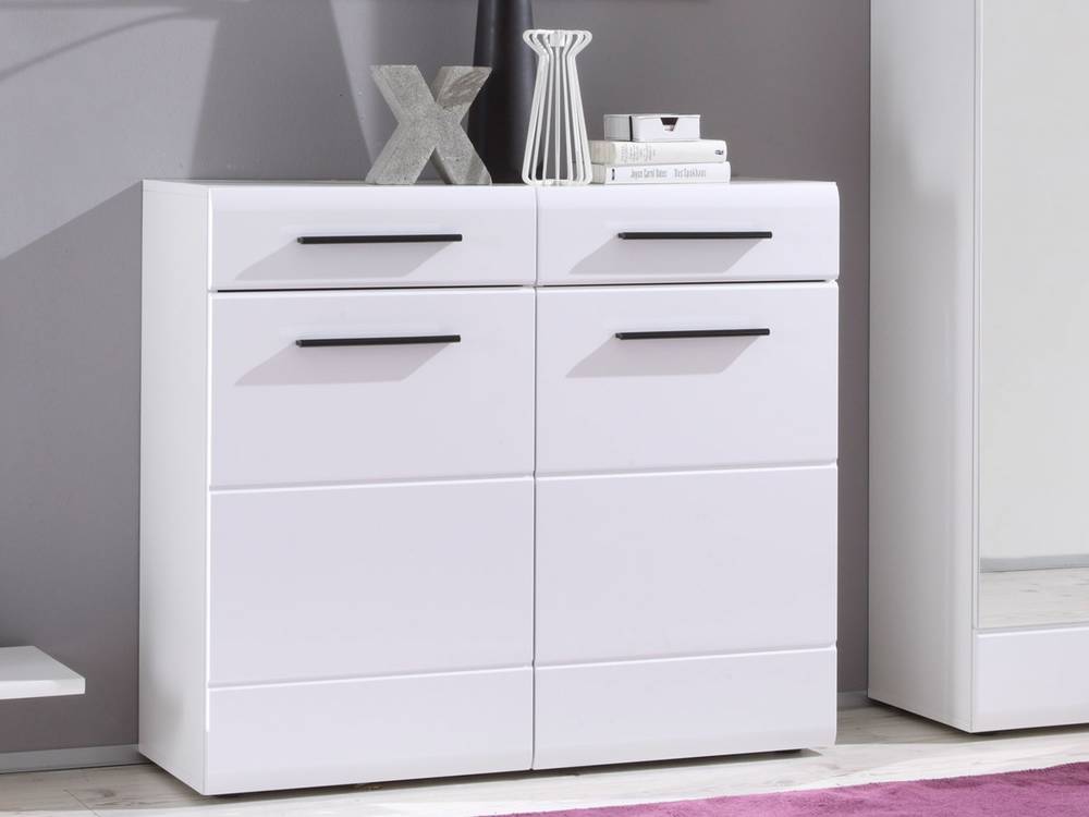 DEON Schuhschrank / Schuhkommode weiß, MDF Fronten