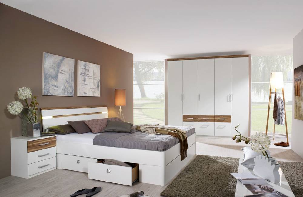 RIXI komplett Schlafzimmer 100 x 200 181 cm ohne Spiegel RIXI komplett Schlafzimmer 100 x 200 181 cm ohne Spiegel