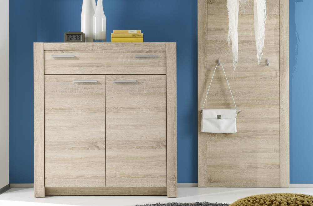 TIDY Schuhschrank breit Eiche Sonoma : Eiche Sonoma Schuhschrank Eiche Sonoma Schuhschrank : TIDY Schuhschrank breit Eiche Sonoma