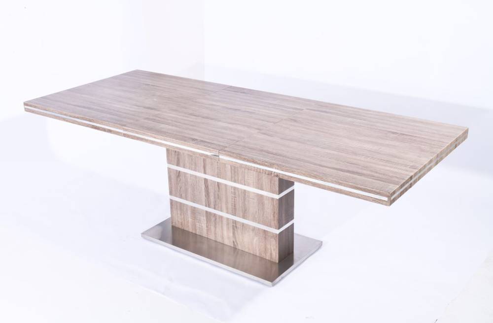 Isabell esstisch küchentisch tisch sonoma eiche weià 160/220x95 cm ...
