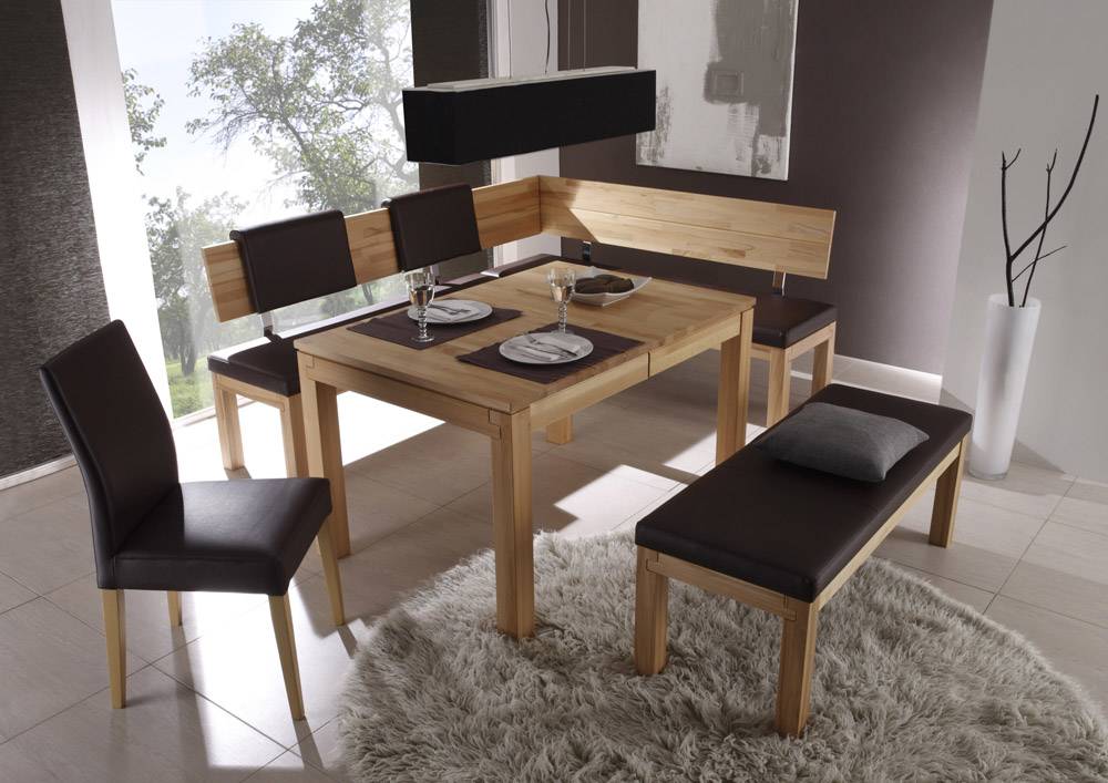 SALIMA EckbankMassivholzbank BIG 248 x 171 cm Eiche geölt SALIMA EckbankMassivholzbank BIG 248 x 171 cm Eiche geölt