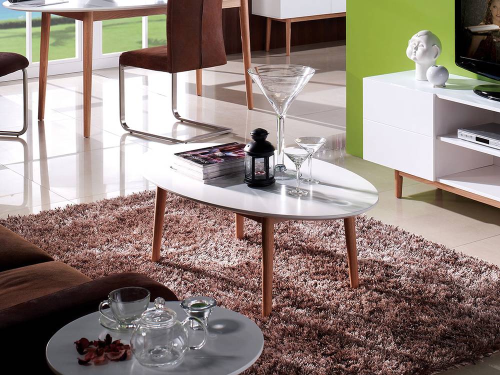 ~ Couchtisch Oval Weiss Eiche Massivholz Beistelltisch Wohnzimmer Holz Couchtisch Eiche Weiß Geölt ~ Couchtisch Oval Weiss Eiche Massivholz Beistelltisch Wohnzimmer Holz