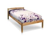 Massivholzbett mit bettkasten