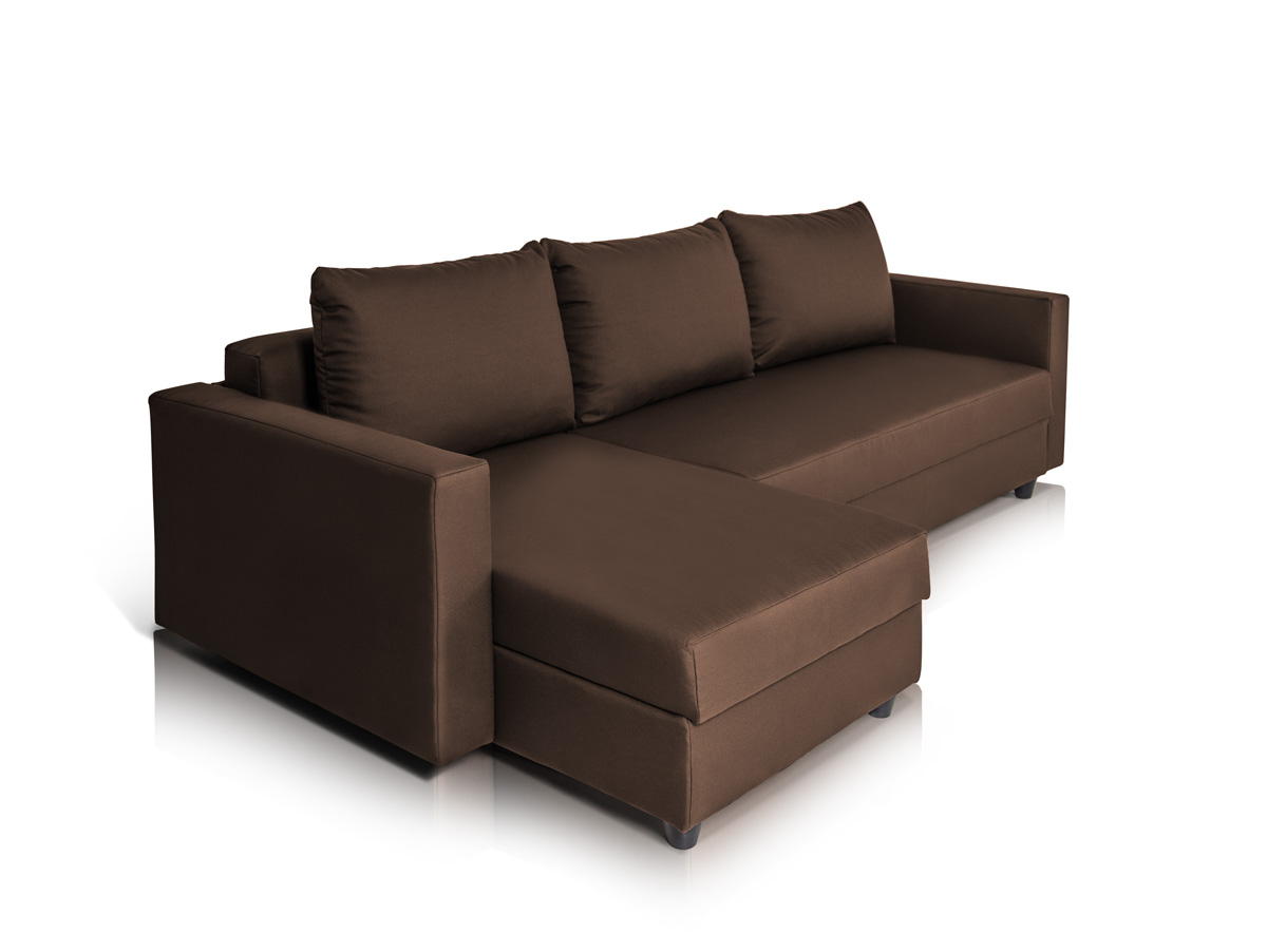 Praktische schlafsofas, erhältlich mit lederbezug oder stoffbezug