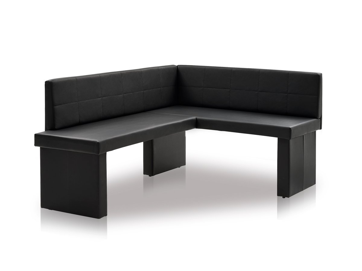 Eckbank buche schwarz leder – sehremini