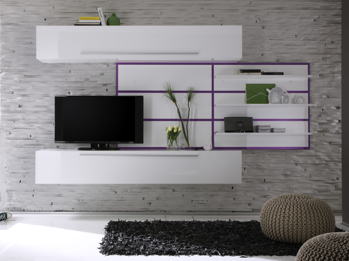 Roller anbauwand hochglanz weià – sehremini