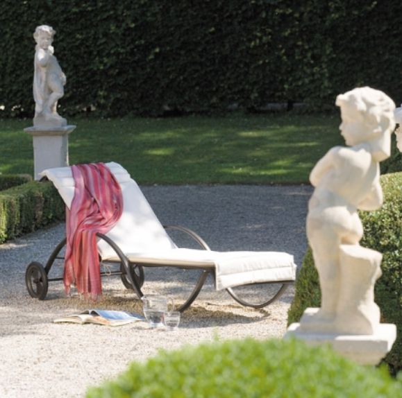 MBM Romeo Gartenliege Schmiedeeisen Produktbild