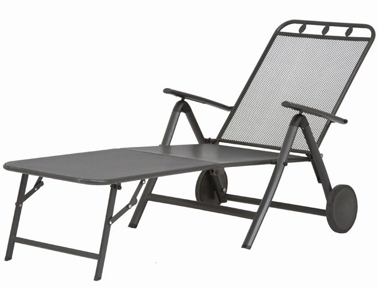 Siena Garden Torino Rollliege Eisengrau Produktbild
