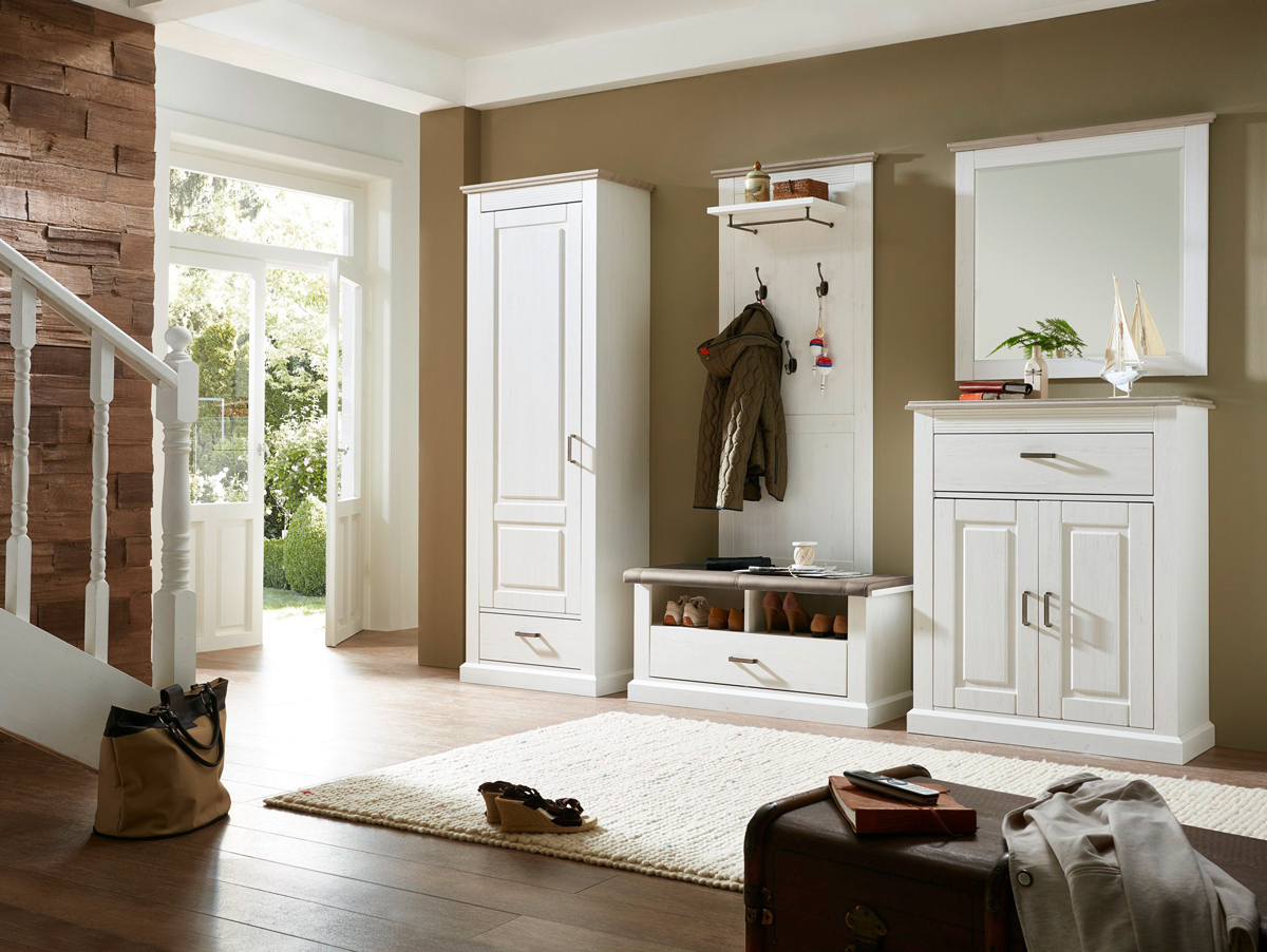 Luisa garderobenpaneel pinie hell/taupe