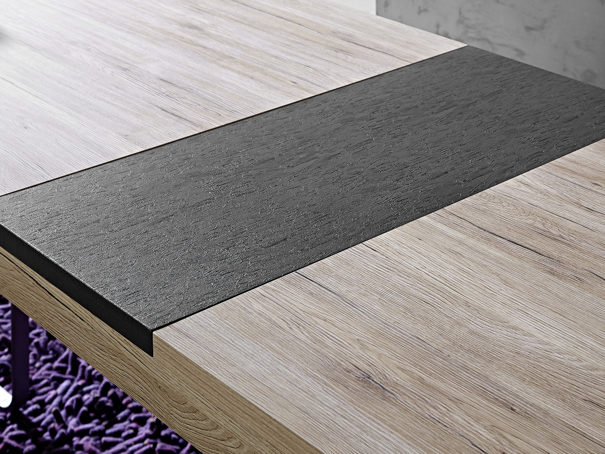 PRO Esstisch San Remo Eich Hell / Schiefer