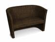 CHARLY Cocktailsofa I DUO Gobi 03 braun, Material Kunstfaser