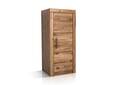 OFFICE FOUR Aktenschrank klein und schmal, Material Teilmassiv