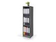 OFFICE OAK Regal III, Material Dekorspanplatte, graphitfarbig
