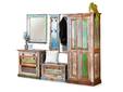 RIVERBOAT Garderobenset aus Altholz, Material Massivholz, Vintage-Optik
