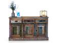 RIVERBOAT Sideboard I aus Altholz, Material Massivholz, Vintage-Optik