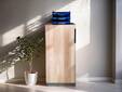 OFFICE OAK Aktenschrank I, Material teilmassiv, Eiche/graphitfarbig