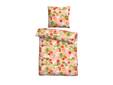 Baumwoll-Renforce Bettwäsche 135x200+80x80 Erdbeere rose