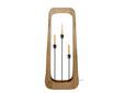 JURIA Stehlampe, 3-flammig, Material Massivholz, Mango
