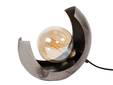 SCHILA Tischlampe, Material Metall, Antikgrau