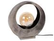 SILINA Tischlampe, Material Metall, Antikgrau