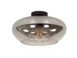 CYRIAN Deckenlampe, 1-flammig, Material Glas, rauchfarbig
