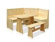 BARNIE Essgruppe, Material Massivholz, Kiefer natur lackiert