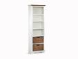 JAMIE Standregal hoch, Material Massivholz, Kiefer weiss lackiert