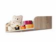 WALDY Wandregal, Material Dekorspanplatte, Eiche sonomafarbig/weiss
