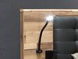 Bett-Beleuchtung mit USB Anschluss 2er Set Gehäuse schwarz
