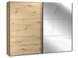 TEMMY Schwebetürenschrank, Material Spanplatte, Artisan Eiche Nachbildung