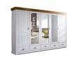 ROMAN Kleiderschrank / Drehtürenschrank, Material Massivholz, Kiefer