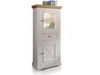 BORNHOLM Vitrine III, Material Massivholz, Kiefer weiss/eichefarbig