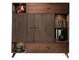 JAKARTA Highboard II, Material Massivholz, Kernbuche Tabak geölt