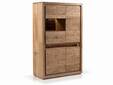 BATTURO Highboard II, Material Massivholz, Akazie lackiert