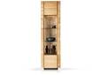 NATANO Vitrine I, Material Massivholz, Wildeiche geölt