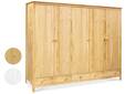 TOBINO Kleiderschrank 5trg, Material Massivholz, Kiefer