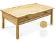 TOBINO Couchtisch mit Schublade,Material Massivholz, Kiefer