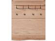 BANTY Garderobenpaneel, Material Teilmassiv, Wildeiche