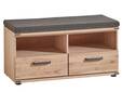 BANTY Garderobenbank, Material Teilmassiv, Wildeiche