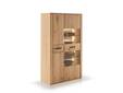 ASKARO Highboard II, Material Teilmassiv, Balkeneiche geölt