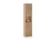 ASKINO Hochschrank fürs Badezimmer, Material Dekorspanplatte, Artisan Eiche Nachbildung