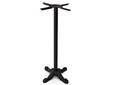 Tischgestell für Bartisch, Material Metall, schwarz lackiert, Höhe: 118 cm