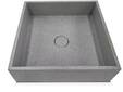 SOMAN Aufsatzwaschbecken, Material Terrazzo, quadratisch