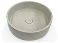 CALOS Aufsatzwaschbecken, Material Terrazzo, rund