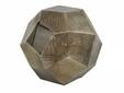 SHILO Tischlampe, Hexagon, Metall Kupferfarbig