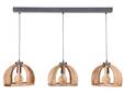 BALAIKA Hängelampe, 3-flammig, Material Massivholz, Mango