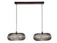 BARAKRO Pendellampe, 2-flammig, Material Metall,  Schwarz